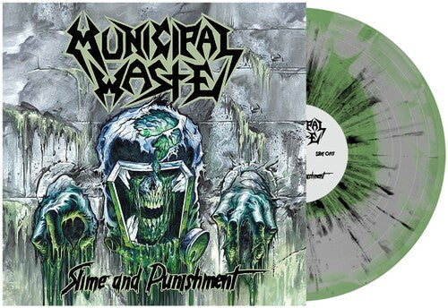 Municipal Waste - Slime and Punishment (Gray & Mint Swirl W/ Black Splatter Vinyl, Limited Edition)