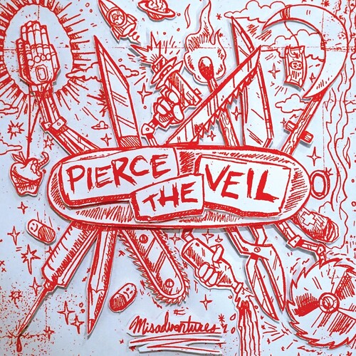 Pierce the Veil - Misadventures (Limited Edition, Black, White)