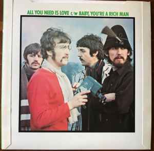 Beatles, The - All You Need Is Love c/w Baby, You're A Rich Man (UK Pressing) (Single, Reissue, Mono) (Pre-Loved)