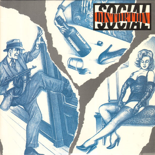 Social Distortion - Social Distortion (Record Store Day 2015, Numbered, Reissue, Remastered, Blue Translucent Vinyl) (Pre-Loved)