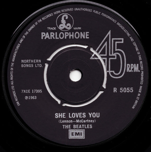 Beatles, The - She Loves You c/w I'll Get You (UK Pressing) (Single, Reissue) (Pre-Loved)