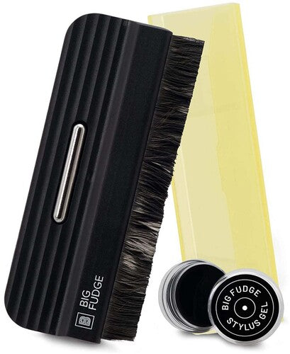 Big Fudge - 12x25 Vinyl Record Carbon Fiber Anti-Static Brush + Stylus Gel