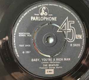 Beatles, The - All You Need Is Love c/w Baby, You're A Rich Man (UK Pressing) (Single, Reissue, Mono) (Pre-Loved)