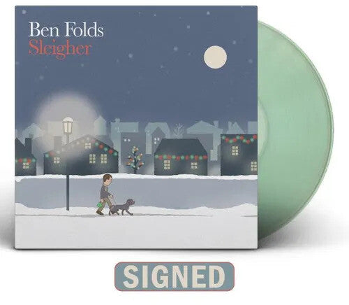 Folds, Ben - Sleigher (Indie Exclusive, Green Vinyl, Sticker, Autographed, Christmas)