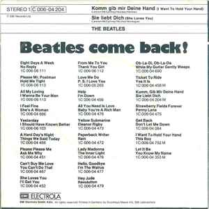 Beatles, The - Komm, Gib Mir Deine Hand/Sie Liebt Dich (German Pressing) (1976, Single, Reissue, Mono) (Pre-Loved)
