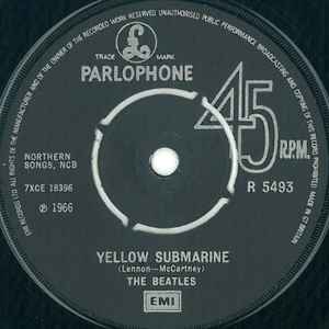 Beatles, The - Yellow Submarine c/w Eleanor Rigby (UK Pressing) (1976, Single, Reissue, Mono) (Pre-Loved)
