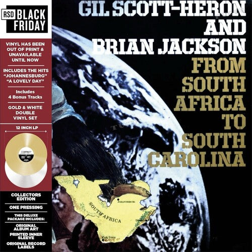 Scott-Heron, Gil / Jackson, Brian - From South Africa To South Carolina (Obi, Gatefold, 2LP, Gold, White Vinyl) (RSD Black Friday 2024)