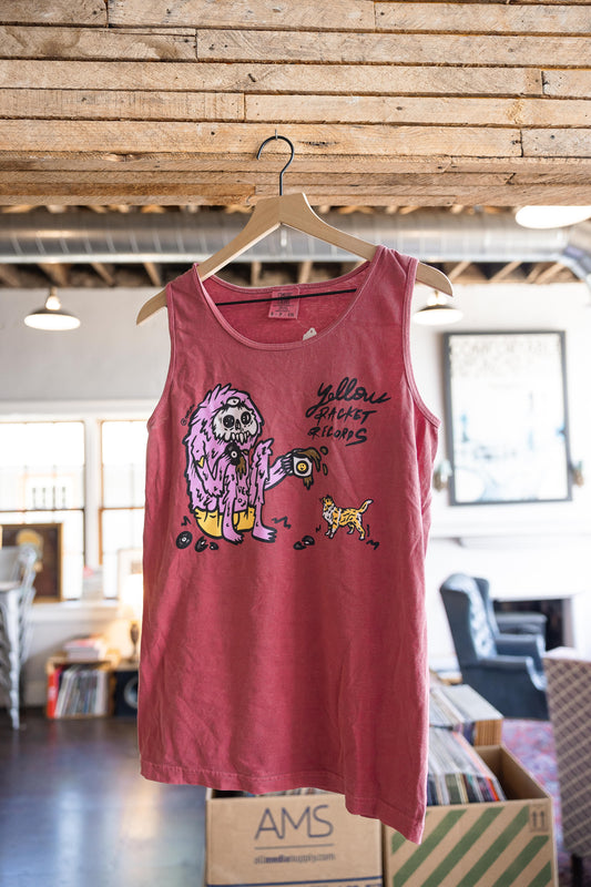 Yellow Racket Collie vs. Monster Tank Top