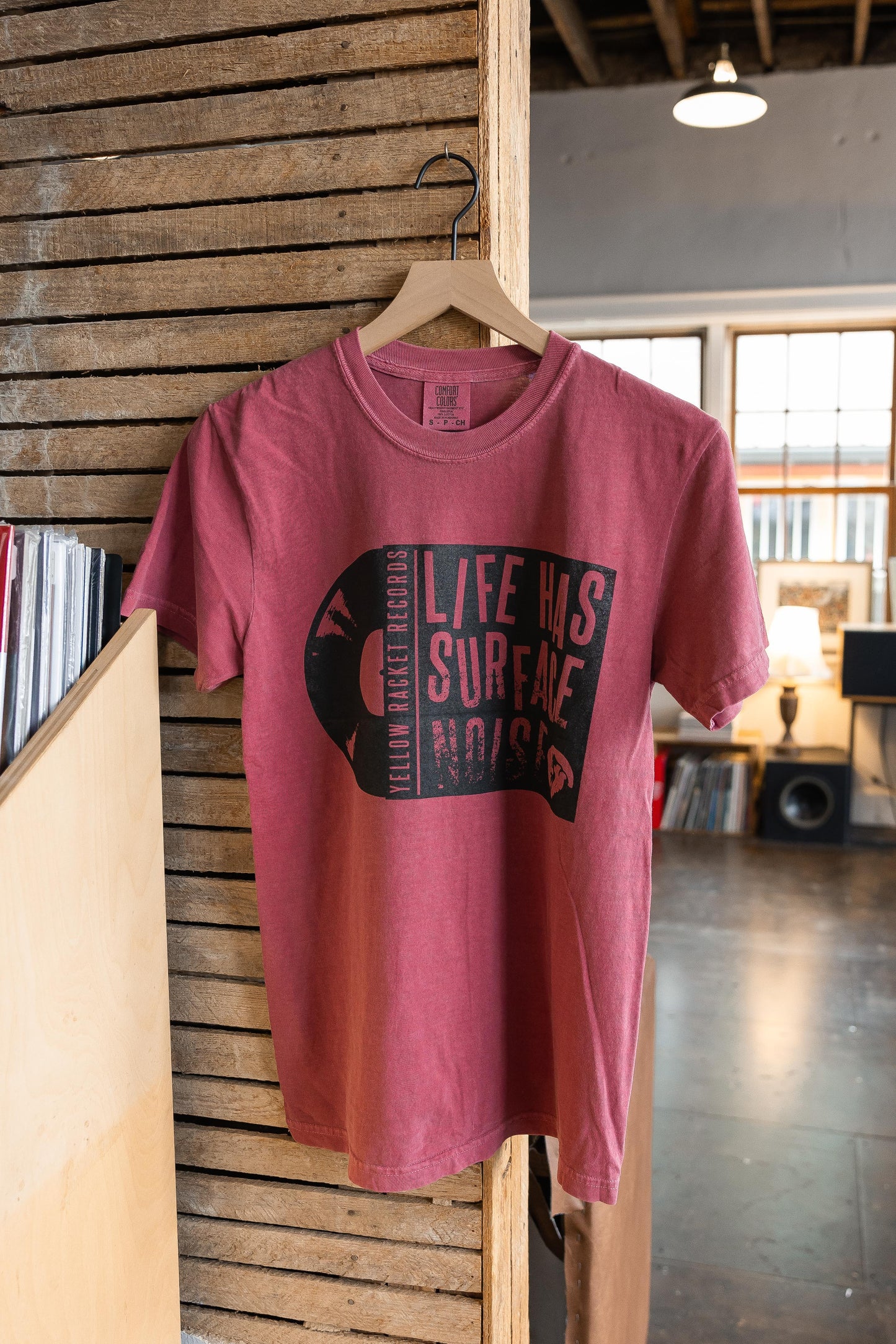 "Life Has Surface Noise" - Brick Red Comfort Colors T-Shirt
