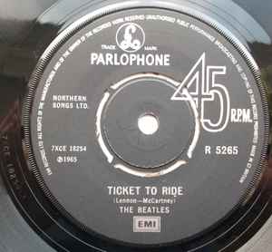 Beatles, The - Ticket To Ride c/w Yes It Is (U.K. Pressing) (Single, Reissue, Mono) (Pre-Loved)