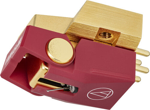 Audio-Technica - AT-VM745xML (Dual Moving Magnet Phono Cartridge with Nude Microlinear Stylus Crimson/Gold)
