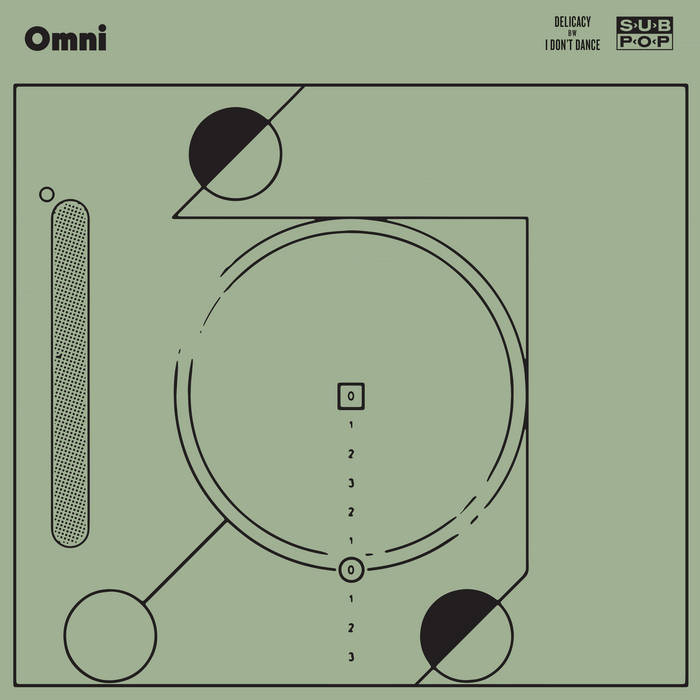Omni - Delicacy / I Don't Dance (7" Single, Sub Pop Singles Club) (SIGNED)
