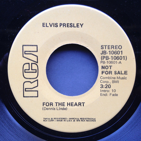 Presley, Elvis - For The Heart/Hurt (7", Promo) (Pre-Loved)