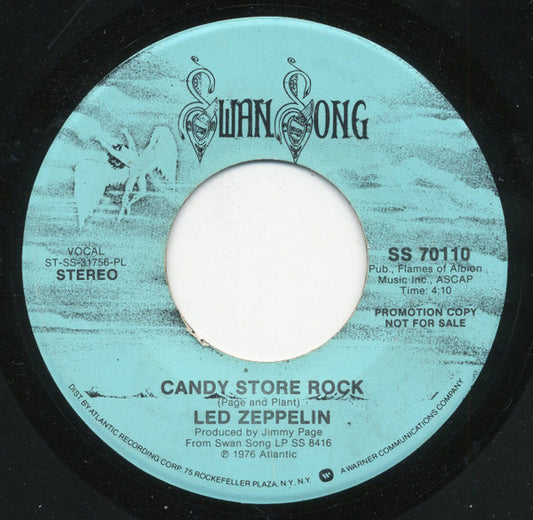 Led Zeppelin - Candy Store Rock (7", Single, Stereo, Mono, PL) (Pre-Loved)