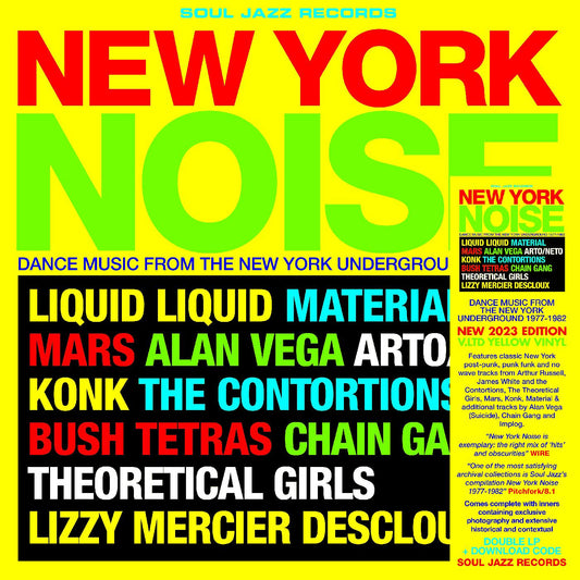 Soul Jazz Records Presents - New York Noise - Dance Music From The New York Underground 1978-82 (Yellow Vinyl, RSD 2023)