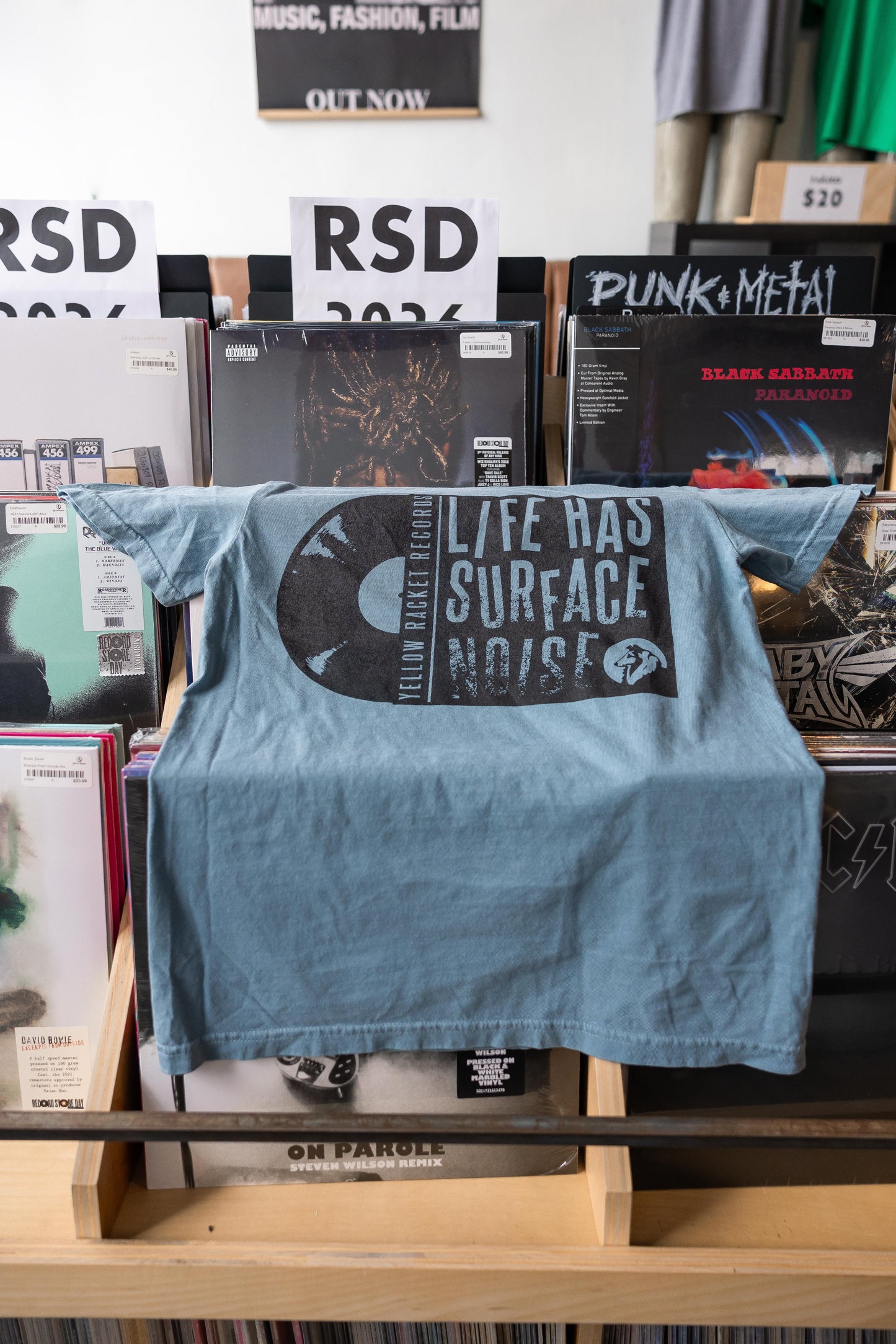 "Life Has Surface Noise" - Ice Blue Comfort Colors T-Shirt