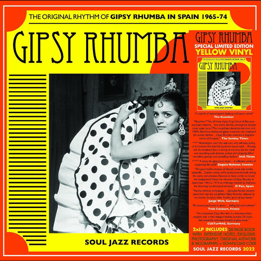 Soul Jazz Records Presents - Gipsy Rhumba ‚Äì The Original Rhythm Of Gipsy Rhumba in Spain 1965-74 (Yellow Vinyl, RSD 2023)