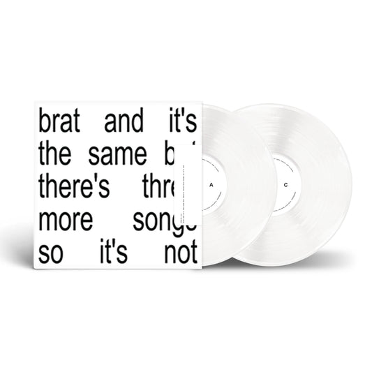 Charli XCX - brat and it's the same but there's three more songs so it's not (2LP, White Vinyl, Bonus Tracks)