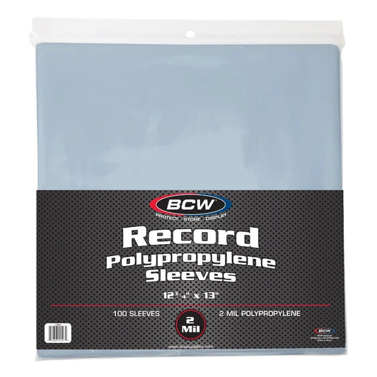 BCW - 12 Inch Record Sleeves - Polypropylene