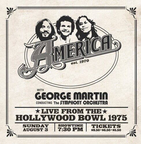 America - Live From The Hollywood Bowl 1975 (2LP, Translucent Milky Vinyl) (RSD 2024)