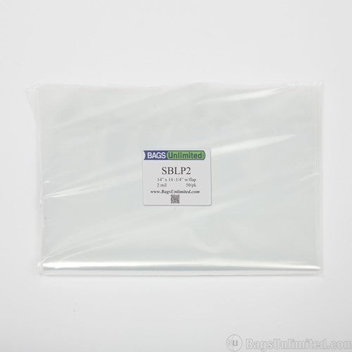Bags Unlimited - SBLP2 - 12 Inch LP Box Set Sleeve - Flap (Not Sealable) - 2 mil - 50 CNT (Clear)