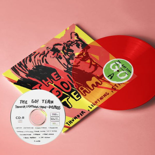 Go Team - Thunder Lightning Strike (Translucent Red Vinyl, Plus CD-R)