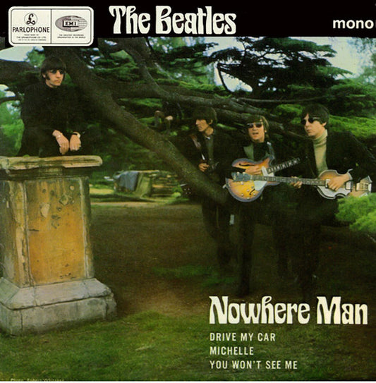 Beatles, The - Nowhere Man (UK Pressing) (1969, 7", Reissue, Mono) (Pre-Loved)