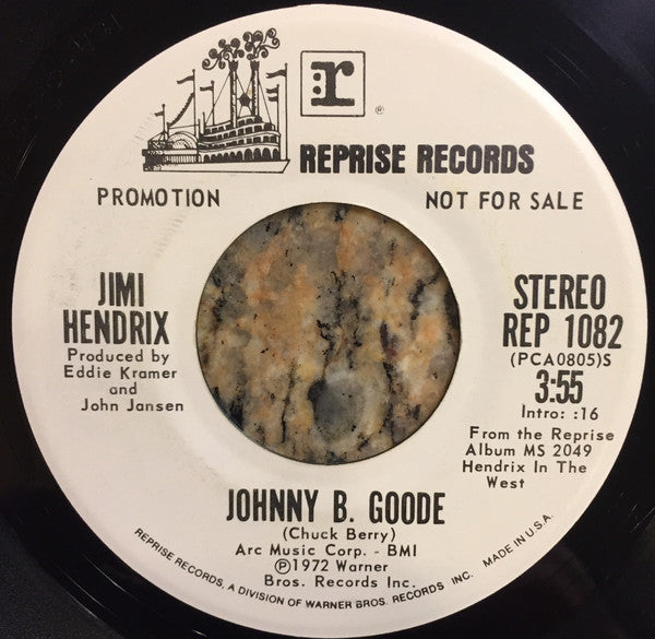 Hendrix, Jimi - Johnny B. Goode (7", Single, Promo, Stereo, Mono, Santa Maria Pressing) (Pre-Loved)