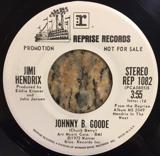 Hendrix, Jimi - Johnny B. Goode (7", Single, Promo, Stereo, Mono, Santa Maria Pressing) (Pre-Loved)