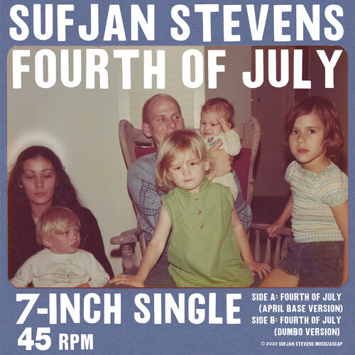 Stevens, Sufjan - Fourth Of July (Red Vinyl) (7" Single)