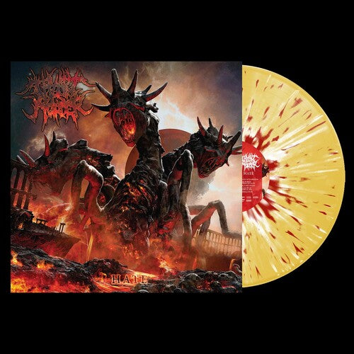 Thy Art Is Murder - Hate (Yellow W/ Red White Splatter)