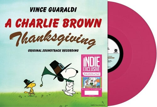 Guaraldi, Vince - A Charlie Brown Thanksgiving (OST) (Indie Exclusive, Pink Jelly Bean Vinyl)