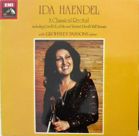 Haendel, Ida, Geoffrey Parsons - A Classical Recital (Quadraphonic) (Pre-Loved)