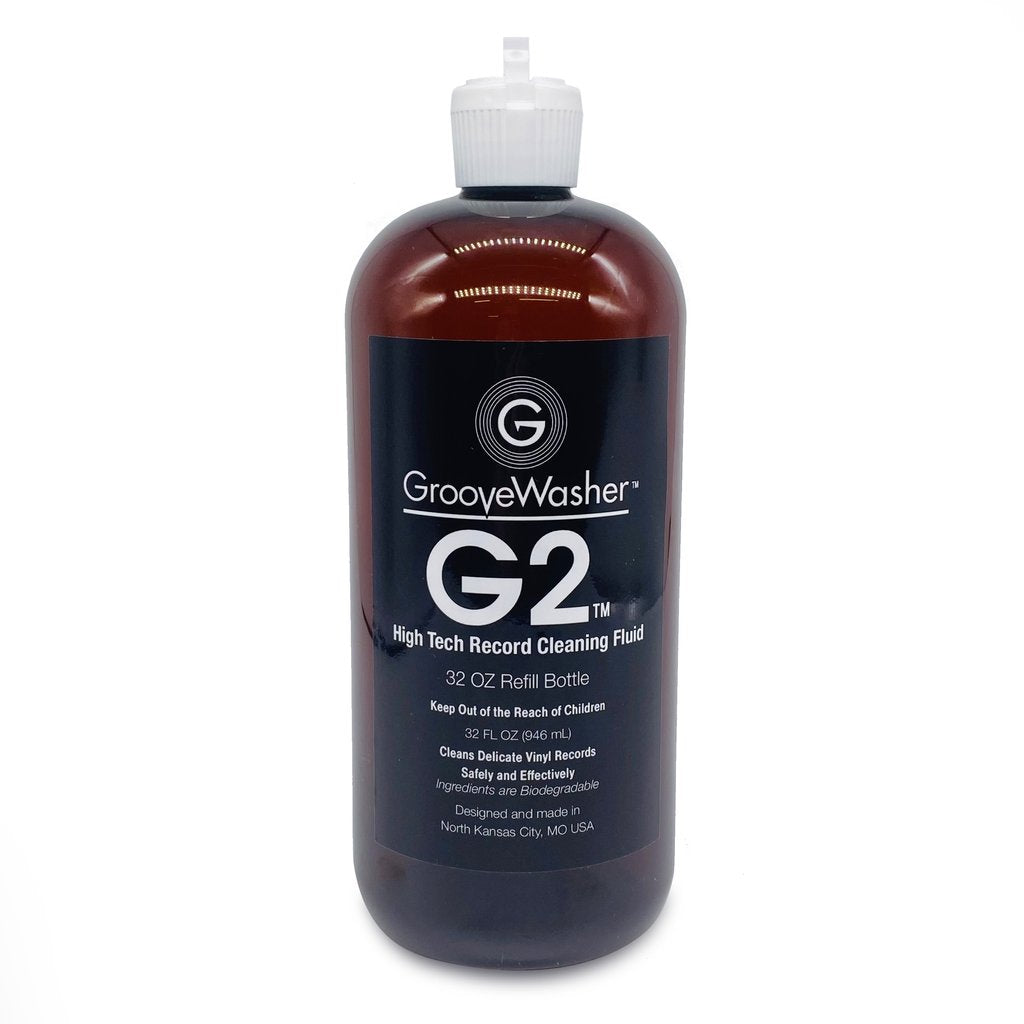 GrooveWasher - G2 Record Cleaning Fluid - 32 oz. Refill Bottle