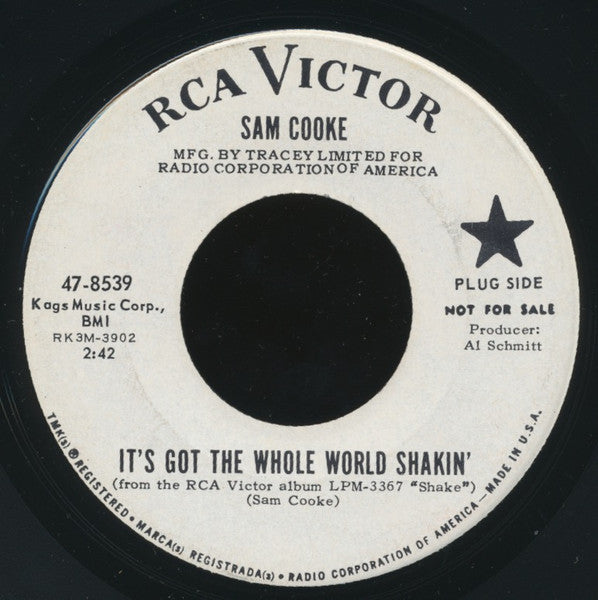 Cooke, Sam - It's Got The Whole World Shakin'/(Somebody) Ease My Troublin' Mind (7", Single, Promo Copy) (Pre-Loved)