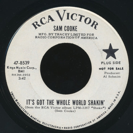 Cooke, Sam - It's Got The Whole World Shakin'/(Somebody) Ease My Troublin' Mind (7", Single, Promo Copy) (Pre-Loved)