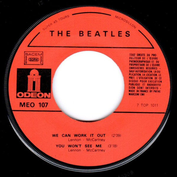 Beatles, The -  We Can Work It Out (French Pressing) (1971, EP, Reissue) (Pre-Loved)