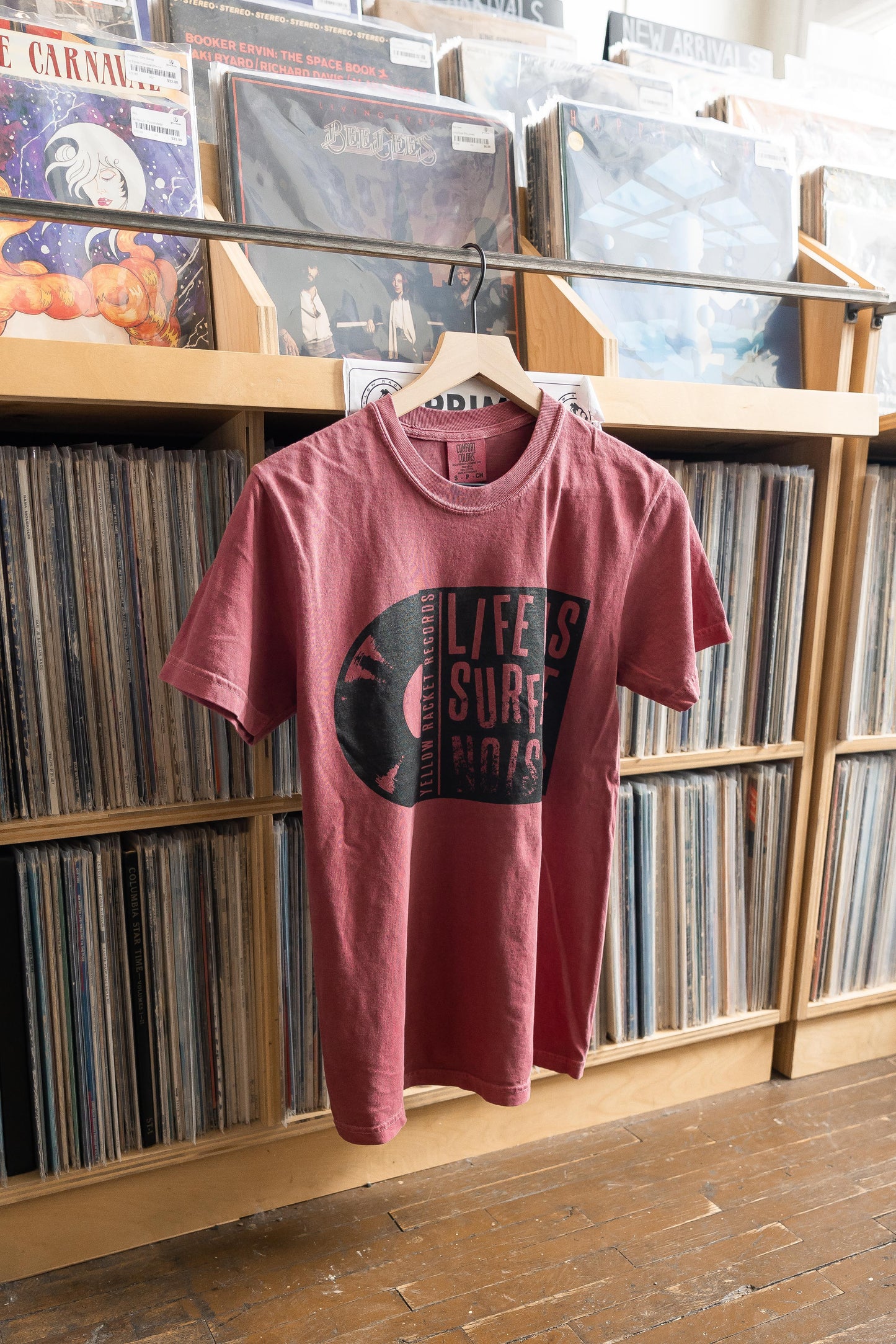 "Life Has Surface Noise" - Brick Red Comfort Colors T-Shirt