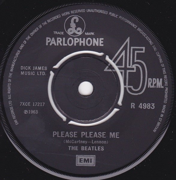 Beatles, The - Please Please Me c/w Ask Me Why (UK Pressing) (Single, Reissue) (Pre-Loved)