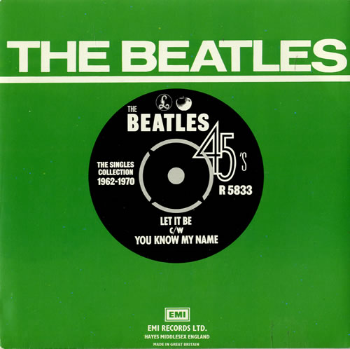 Beatles, The - Let It Be c/w You Know My Name (UK Pressing) (Single, Reissue) (Pre-Loved)