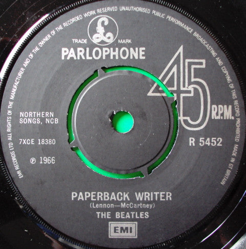 Beatles, The - Paperback Writer c/w Rain (UK Pressing) (Single, Reissue, Mono) (Pre-Loved)