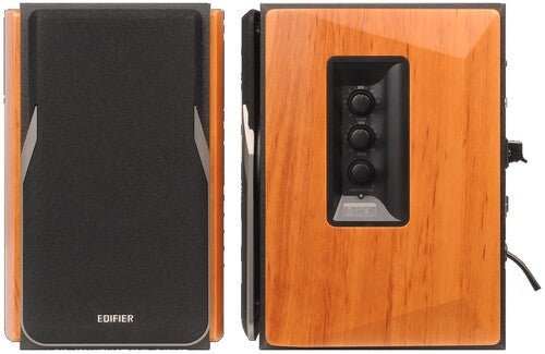 Edifier - R1380DB 2.0 Bookshelf Speakers Bluetooth v5.1 42 Watts (Brown)