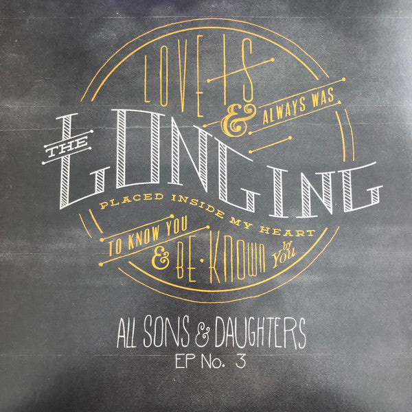 All Sons And Daughters - The Longing (Pre-Loved)