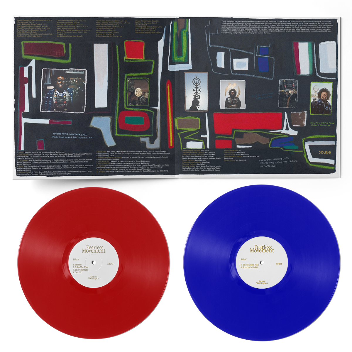 Washington, Kamasi - Fearless Movement (Indie Exclusive, Red & Blue Vinyl)