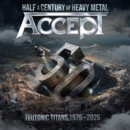 Accept - Teutonic Titans 1976-2026 (Limited Edition, Turquoise Vinyl) - 810221172871 - Vinyl LP's - Yellow Racket Records