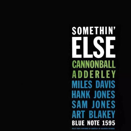 Adderley, Cannonball - Somethin' Else (Blue Note Essentials Series) - 199957966788 - Vinyl LP's - Yellow Racket Records