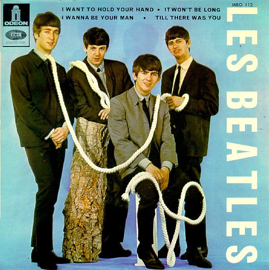 Beatles, Les - I Want To Hold Your Hand (1971, French Pressing) (EP, Reissue) (SACEM rights on right side of label) (Pre-Loved)