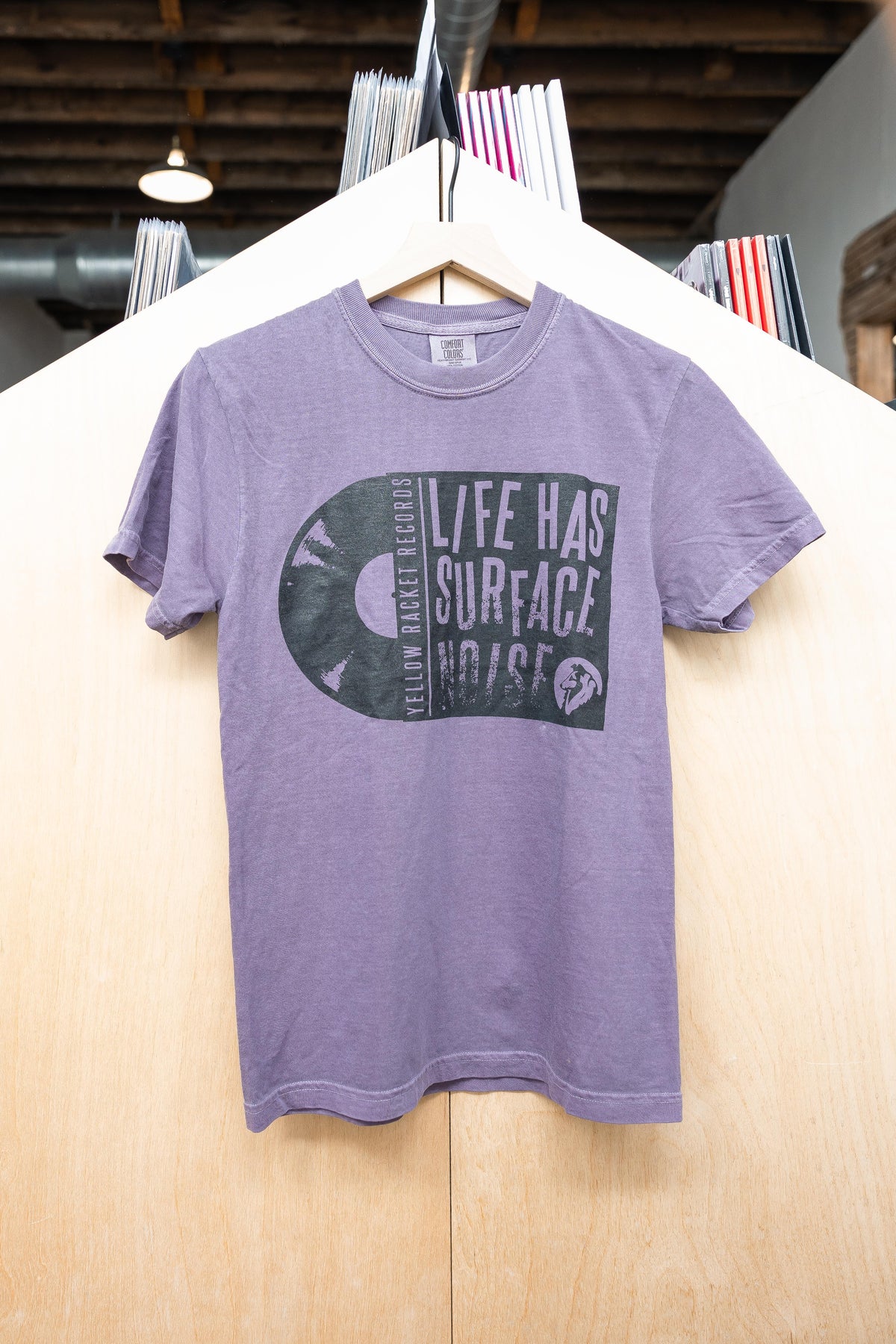 "Life Has Surface Noise" - Wine Purple Comfort Colors T-Shirt