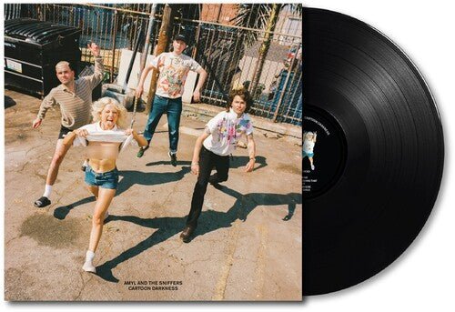 Amyl & The Sniffers - Cartoon Darkness (Cartoon Black Vinyl) (FLAWED) - NF 198704072307 - Vinyl LP's - Yellow Racket Records