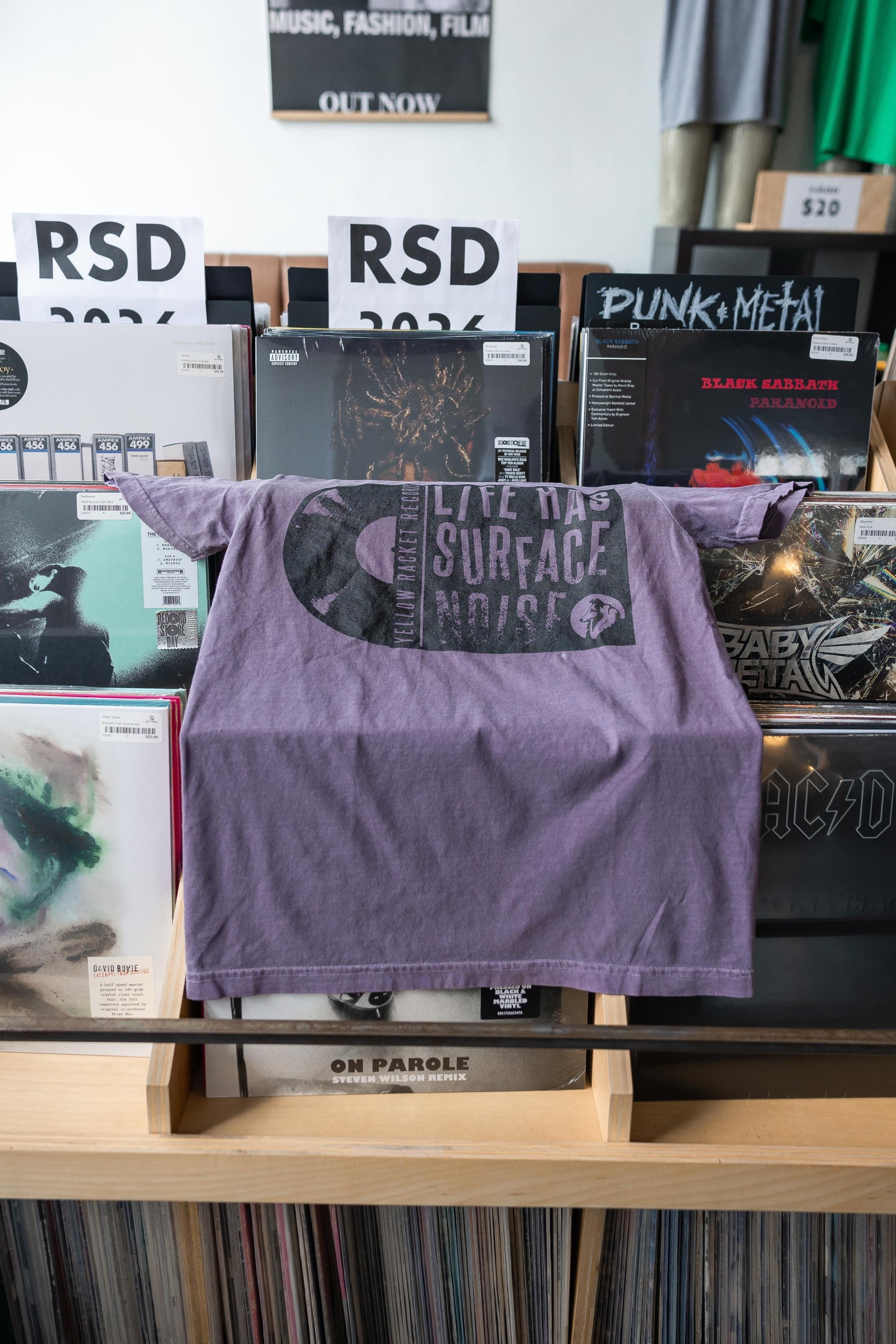 "Life Has Surface Noise" - Wine Purple Comfort Colors T-Shirt